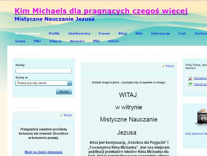 Strona startowa witryny 